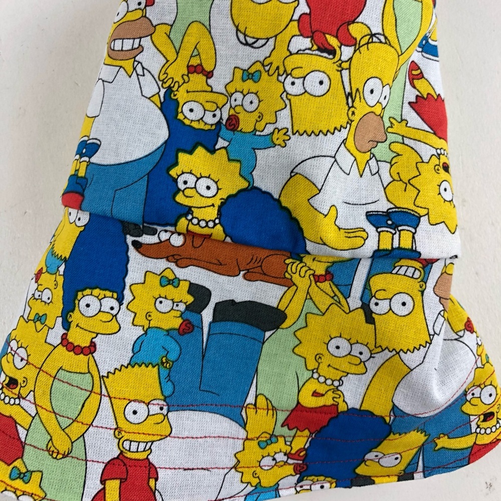 Simpson’s TV Cartoon Denim Reversible Bucket Hat - Picture 8 of 11